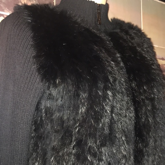 Italian Rabbit Fur Sweater - Picture 2 of 11
